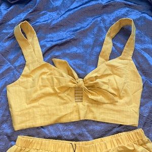 Yellow Short Set